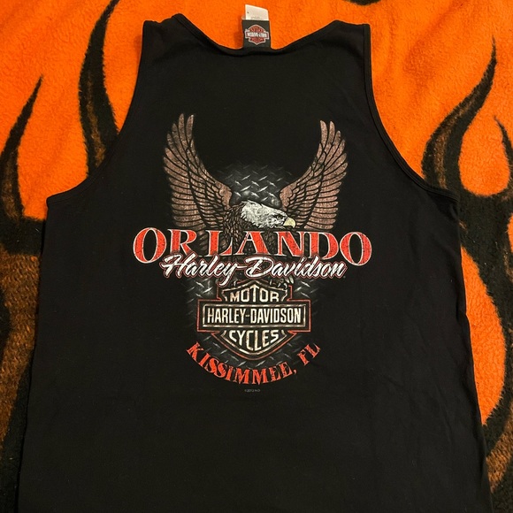 Mens 2013 Harley Davidson Tank Size XL - Picture 3 of 5